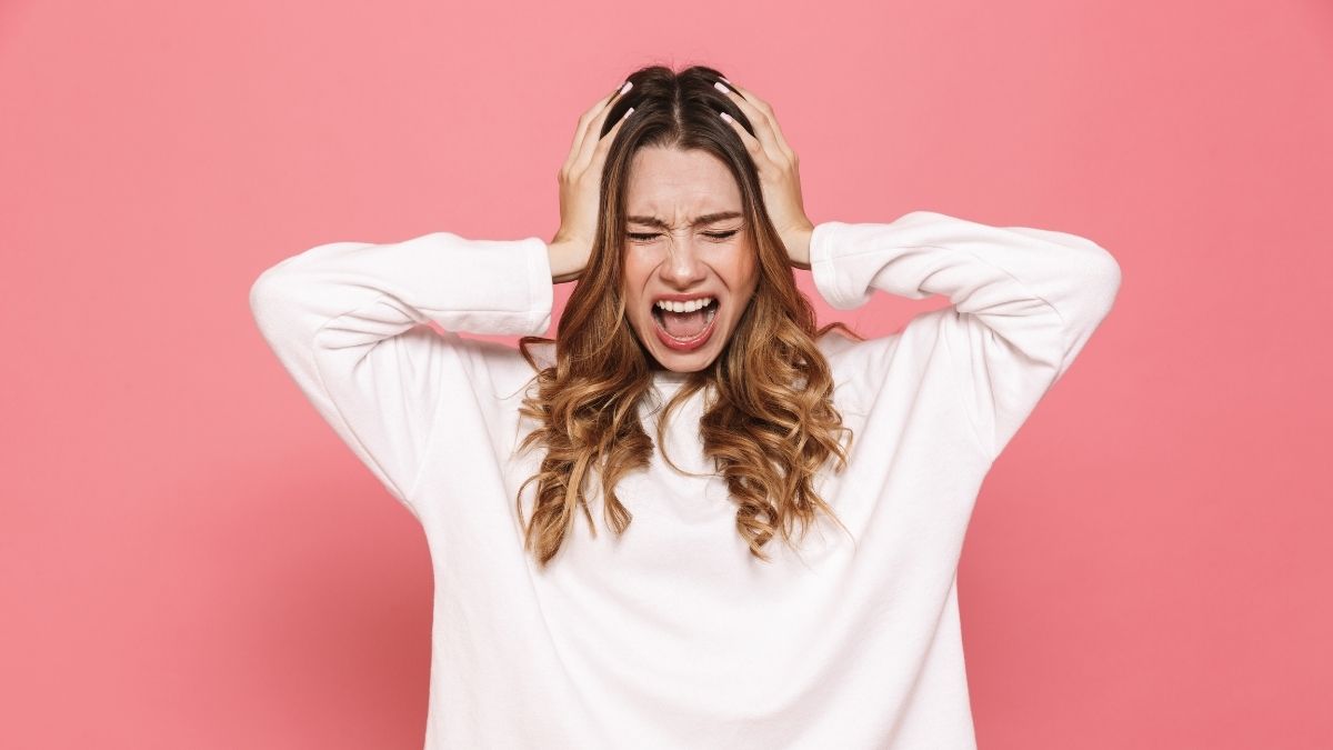Femme en stress