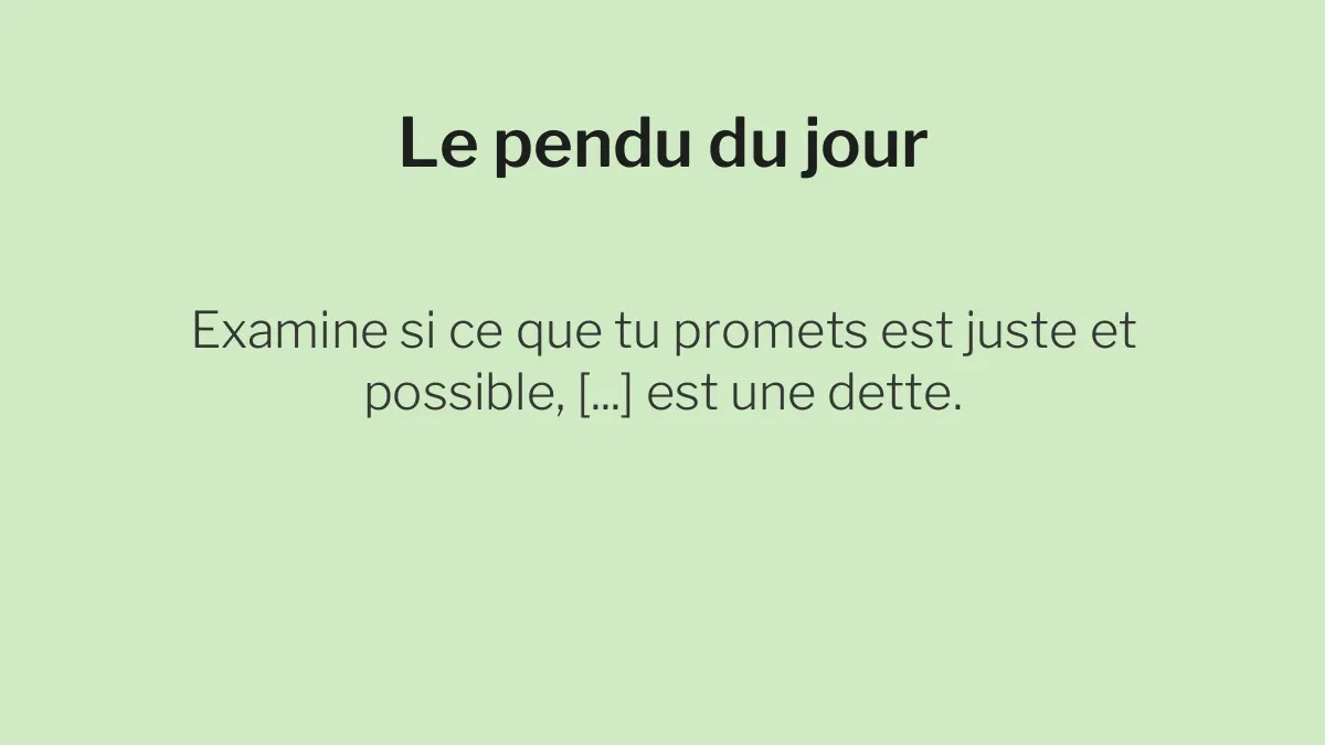 Le pendu du 2 juillet 2026 : saurez-vous deviner le mot caché dans cette citation ?