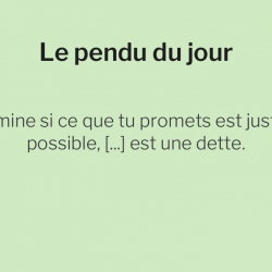 Le pendu du 2 juillet 2026 : saurez-vous deviner le mot caché dans cette citation ?