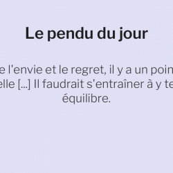 Le pendu du 3 juillet 2026 : saurez-vous deviner le mot caché dans cette citation ?
