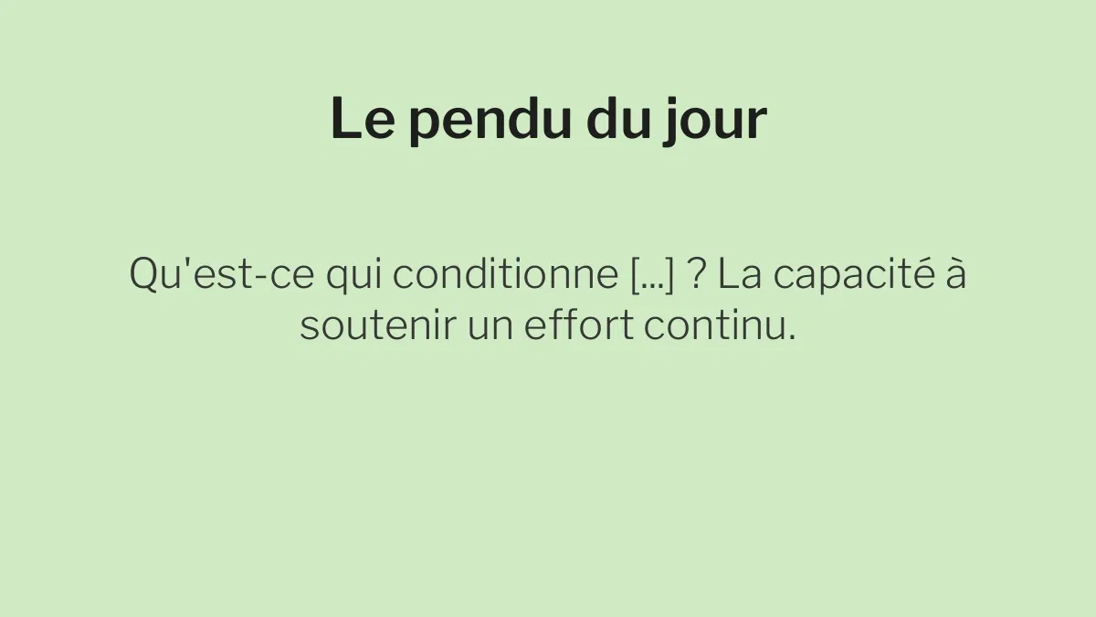 Le pendu du 5 juillet 2026 : saurez-vous deviner le mot caché dans cette citation ?