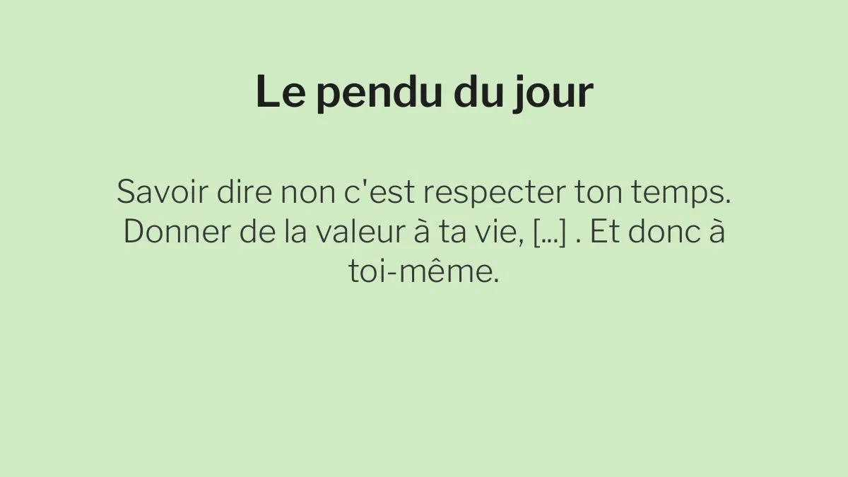 Le pendu du 12 juillet 2026 : saurez-vous deviner le mot caché dans cette citation ?