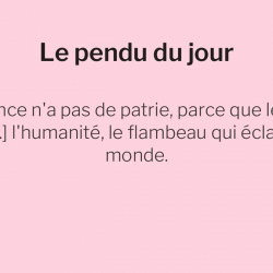 Le pendu du 13 juillet 2026 : saurez-vous deviner le mot caché dans cette citation ?