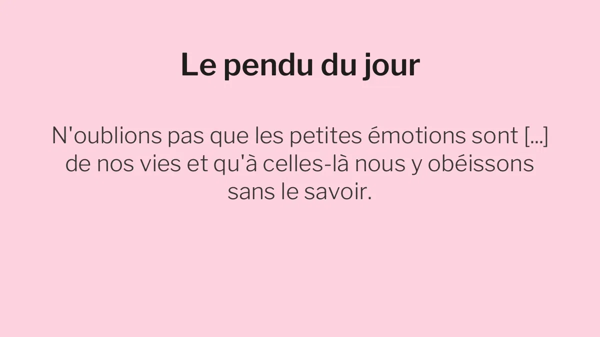 Le pendu du 17 juillet 2026 : saurez-vous deviner le mot caché dans cette citation ?