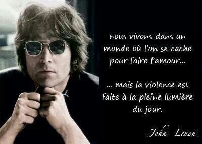 Citation John Lennon Nous Vivons Dans Un Monde Ou Il Faut Se