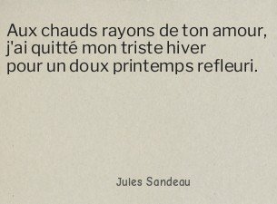 Citation Jules Sandeau Amour Tristesse Aux Chauds Rayons