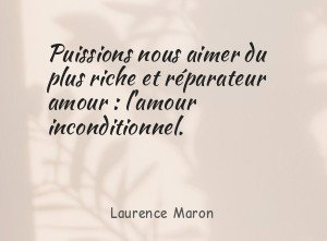 Puissions nous aimer du plus riche et réparateur amour :