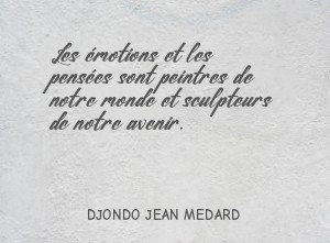 Les émotions et les pensées sont peintres de notre monde