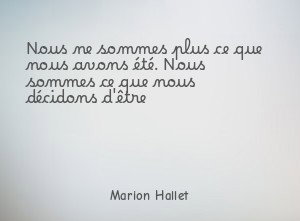 Nous ne sommes plus ce que nous avons été. Nous