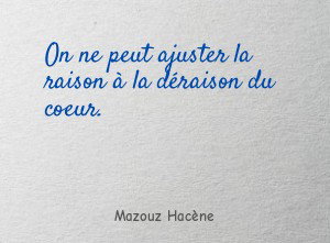 On ne peut ajuster la raison à la déraison du